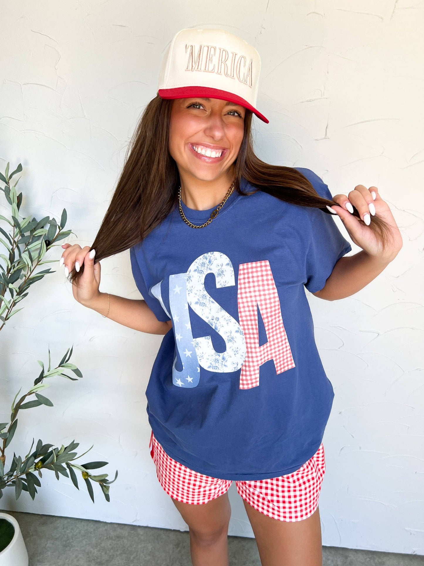 USA Stars + Plaid