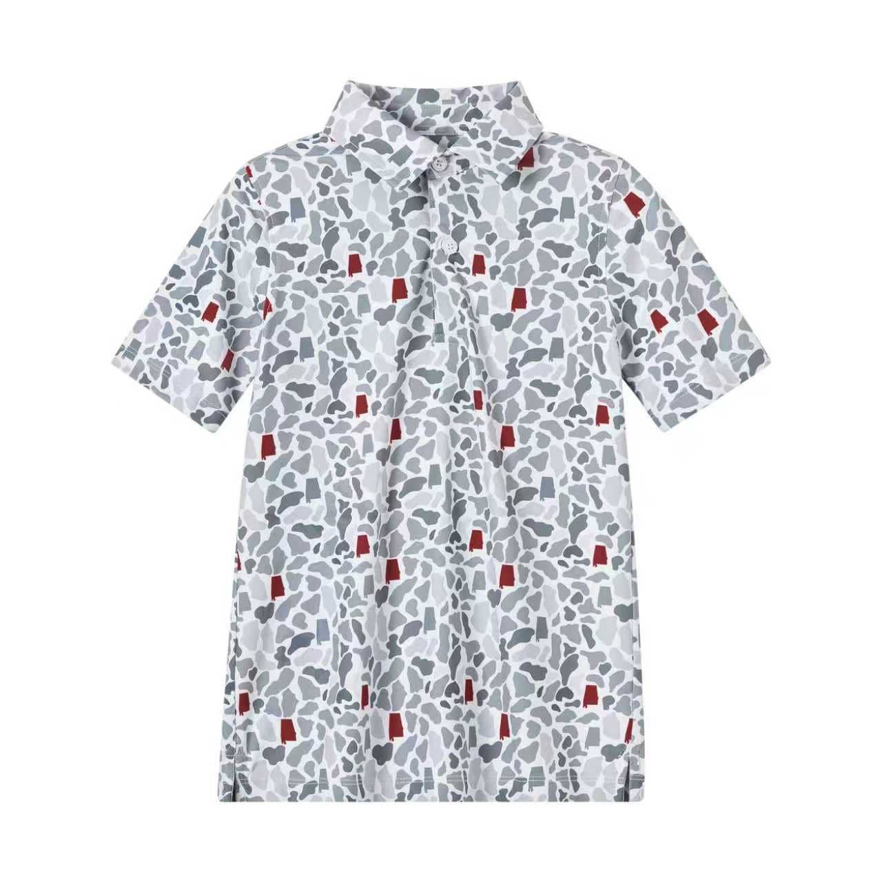 Youth AL Camo Polo