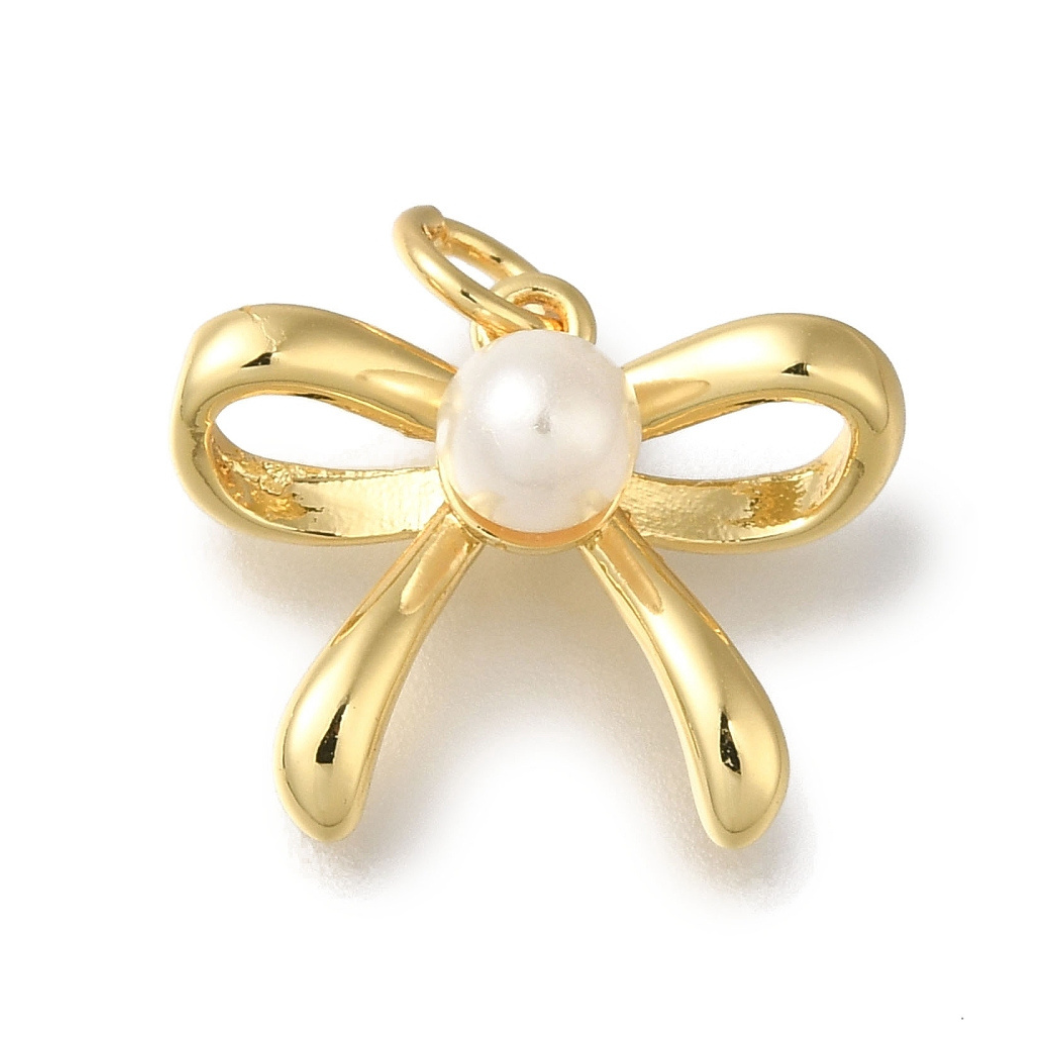 Bow with Pearl Charm