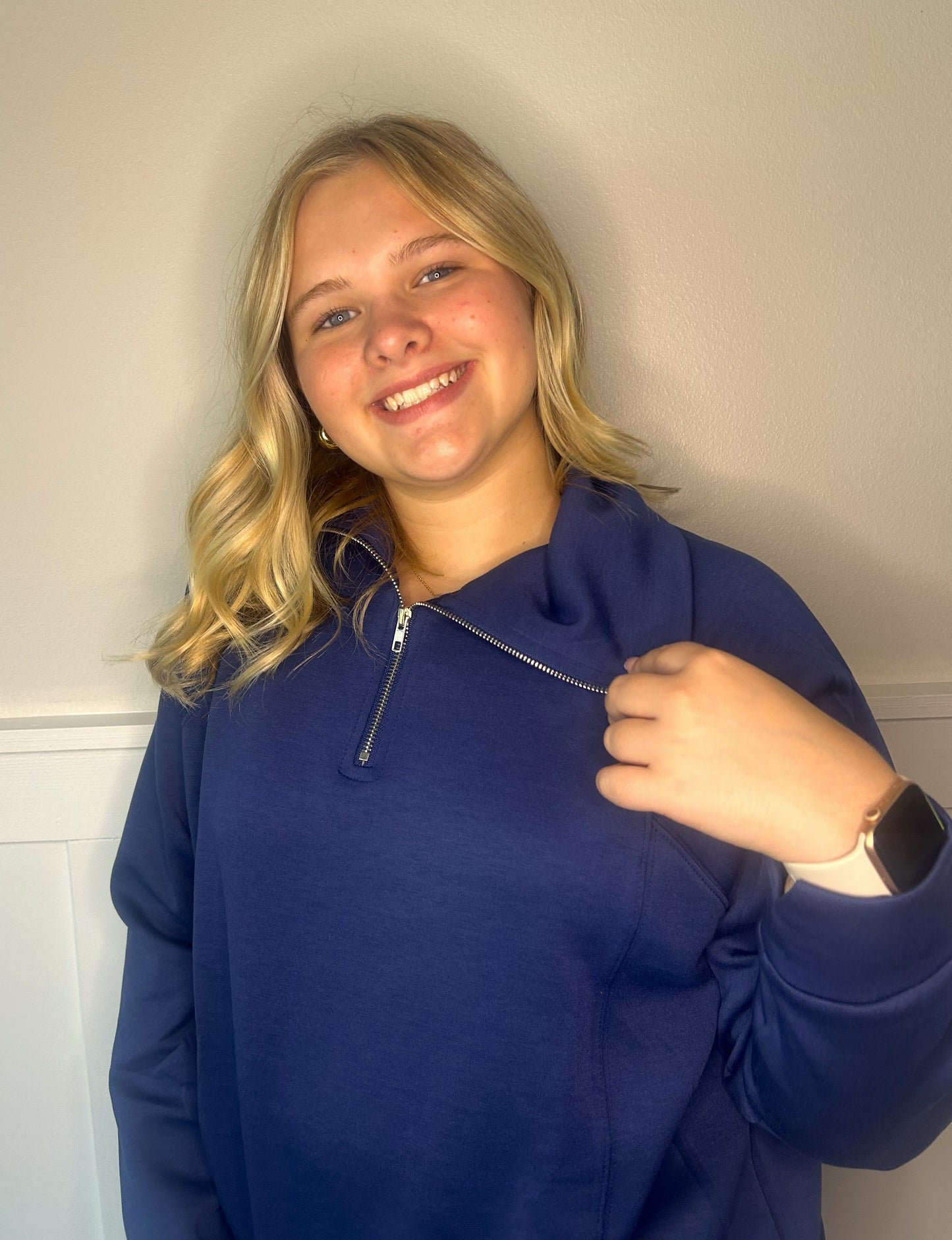 Navy Pullover Set