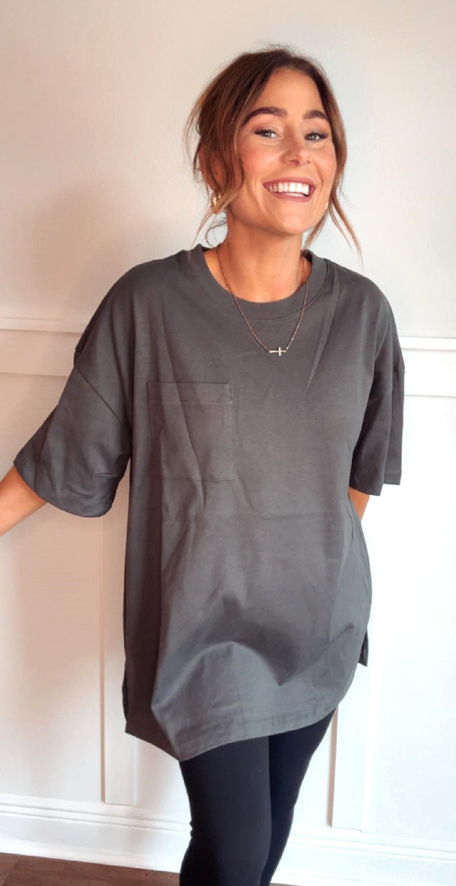 Charcoal Pocket T