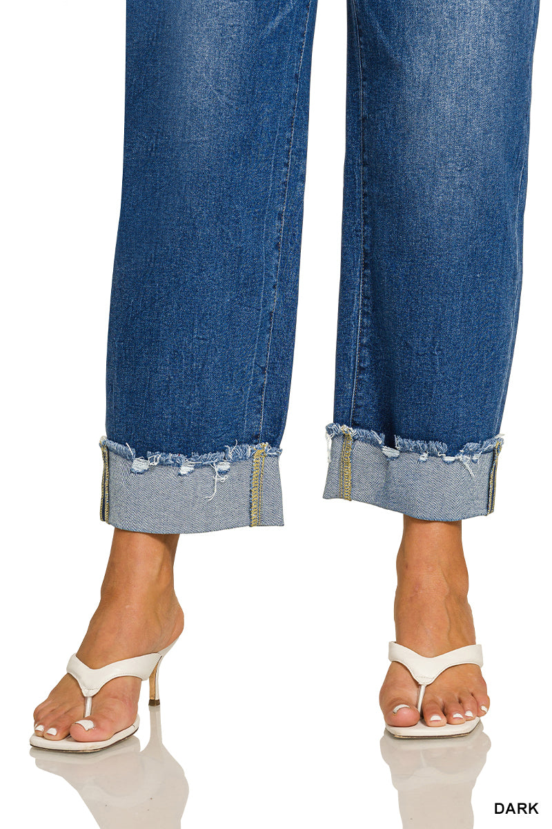 Plus Cuffed + Edgy Jeans