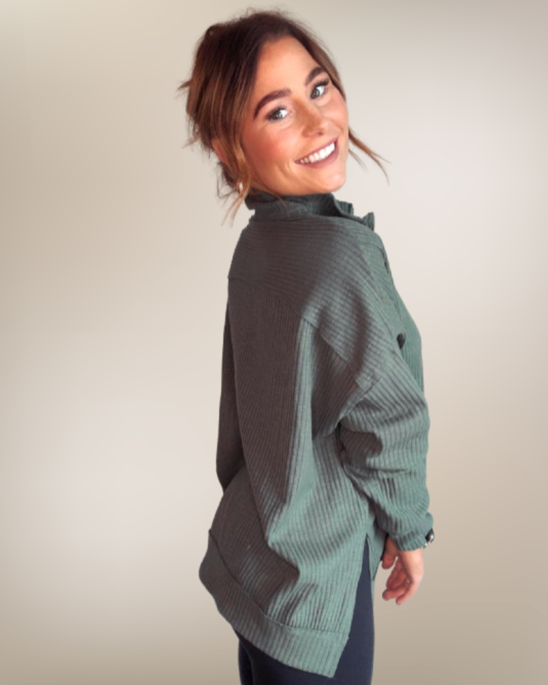 Green with Envy Quarter-zip