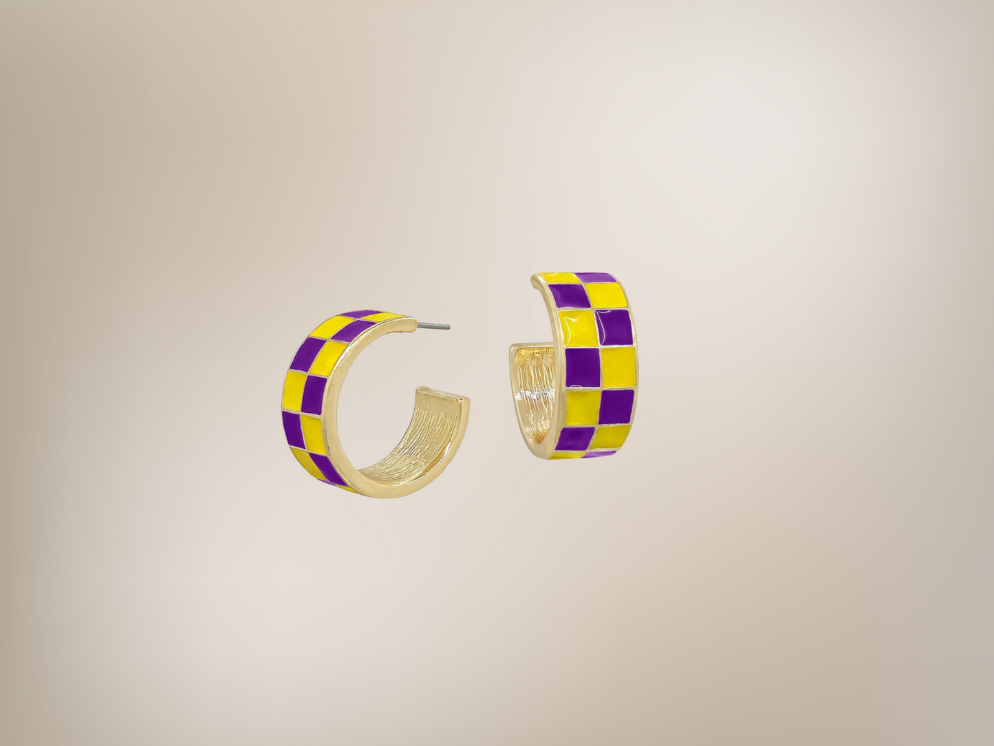 LSWHO Checkered Earring
