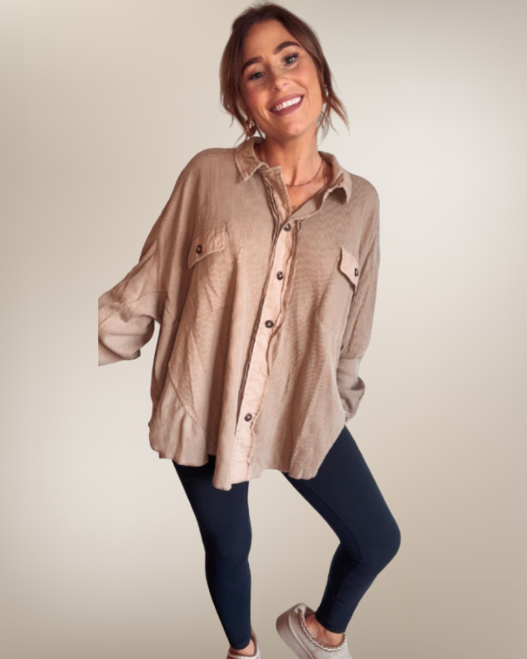 Toffee Touch Knit Top