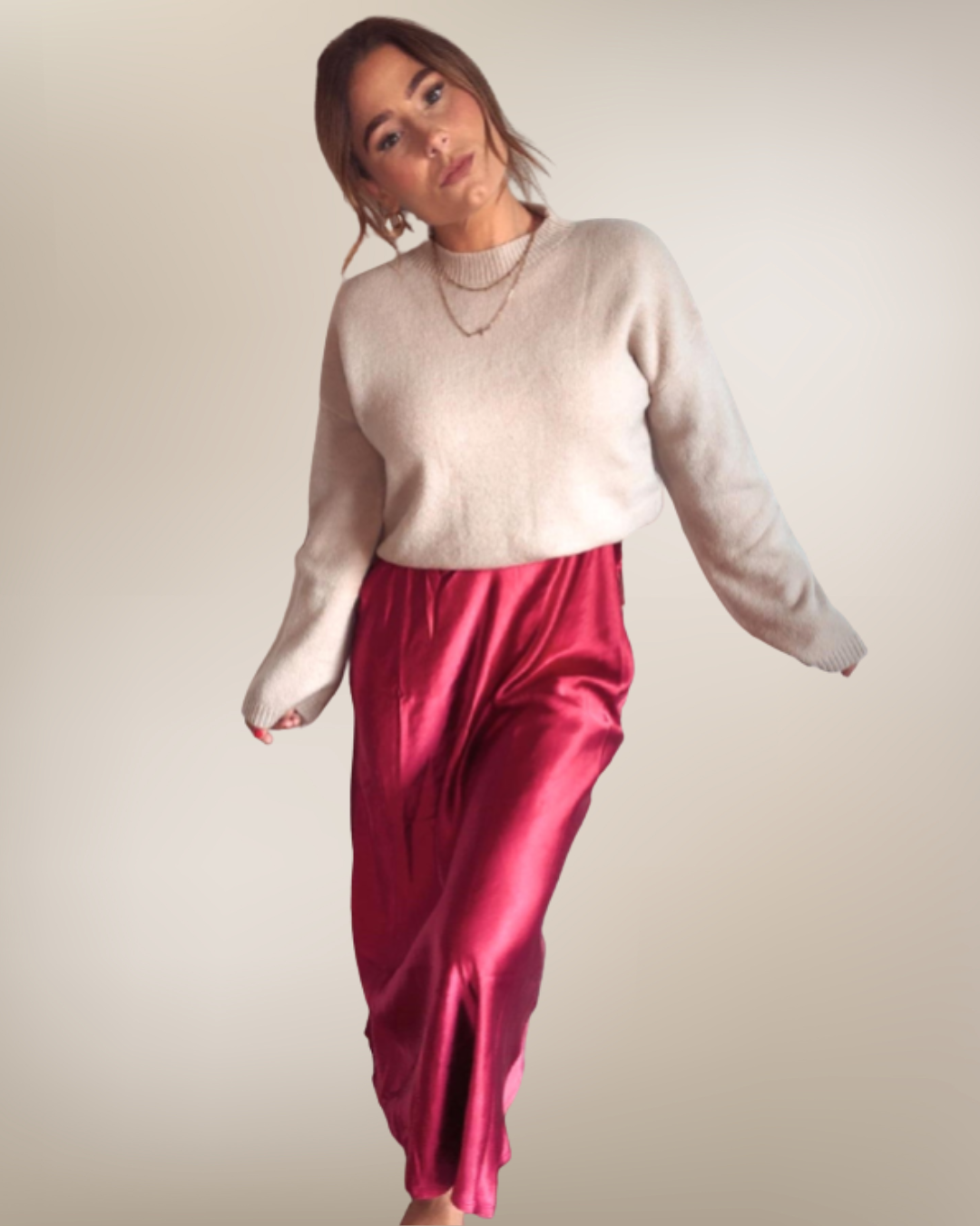 The Red Theory Skirt