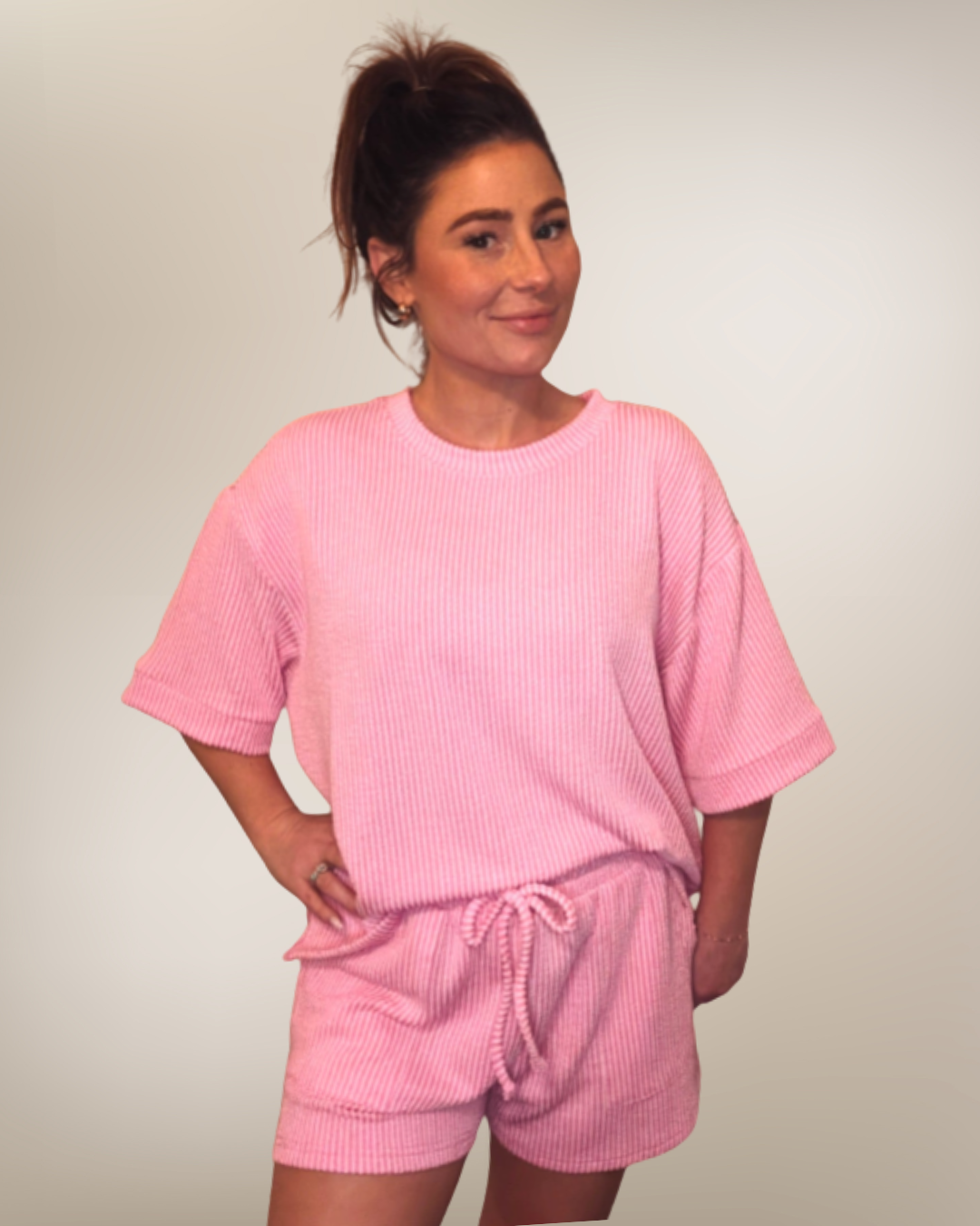 Ribbed 2-piece set