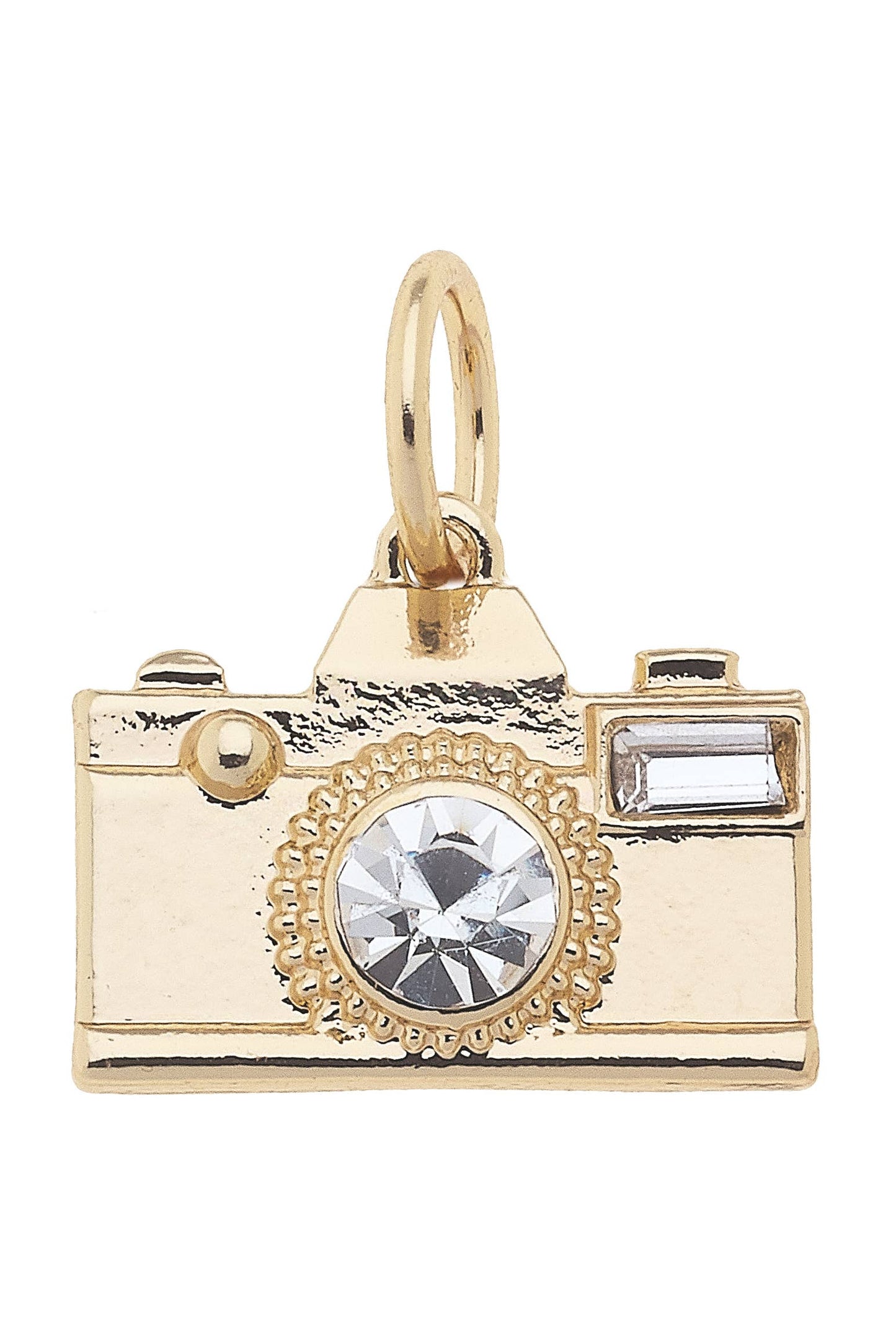 Rhinestone Camera Charm