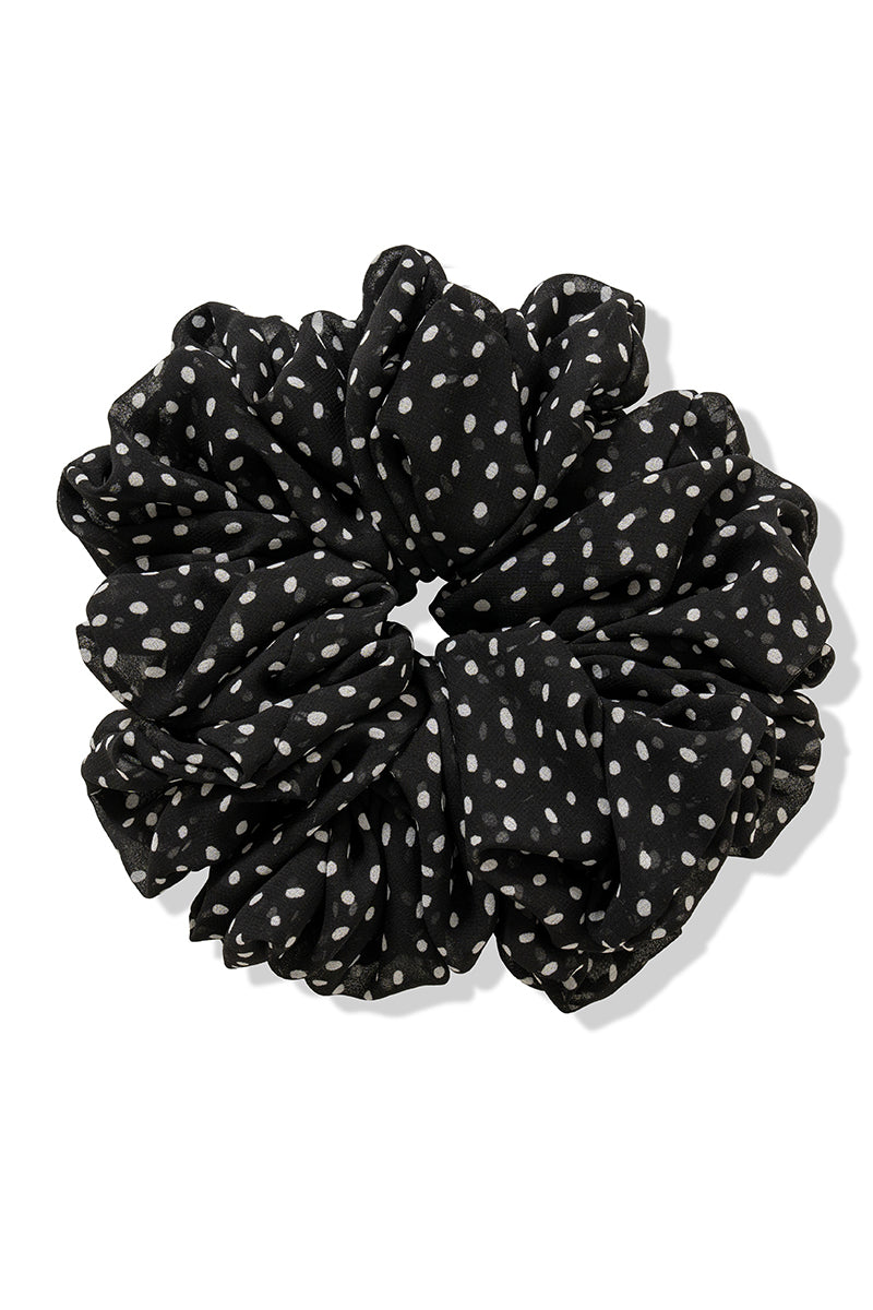 OVERSIZED POLKA DOT SCRUNCHIE