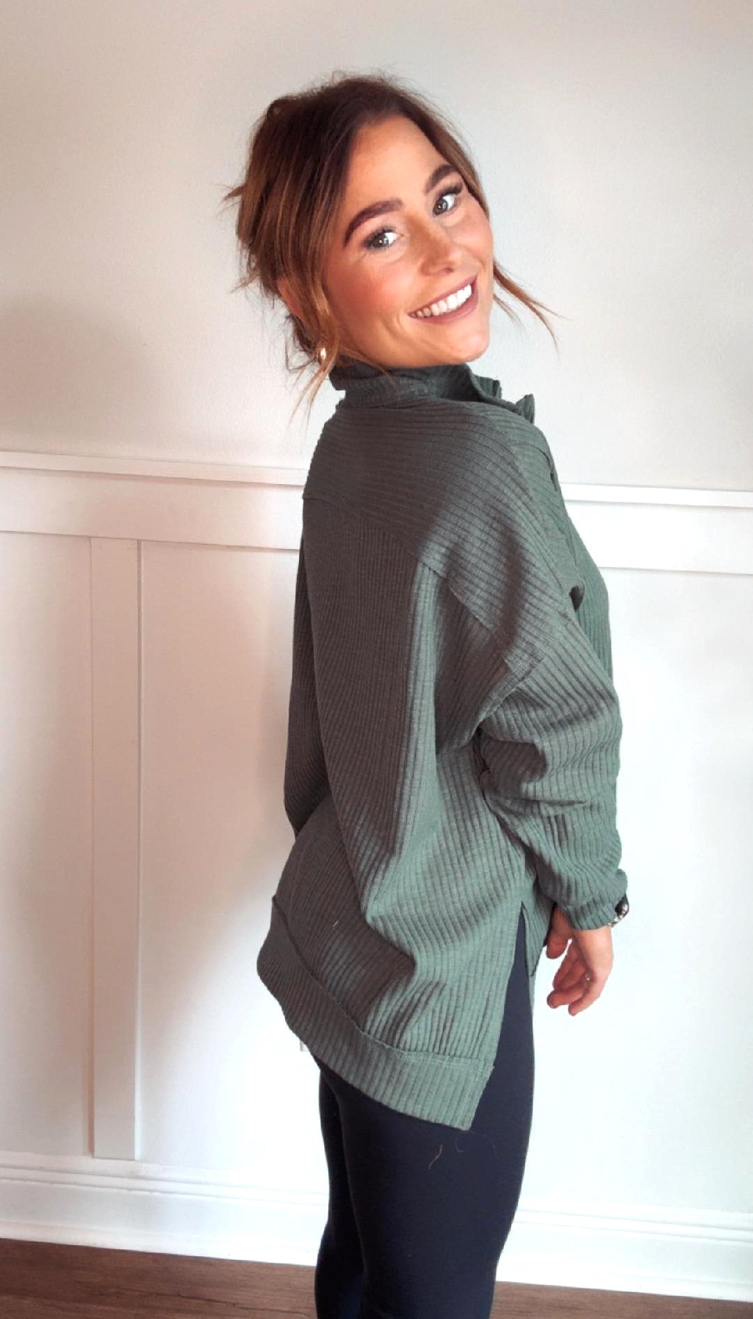 Green with Envy Quarter-zip