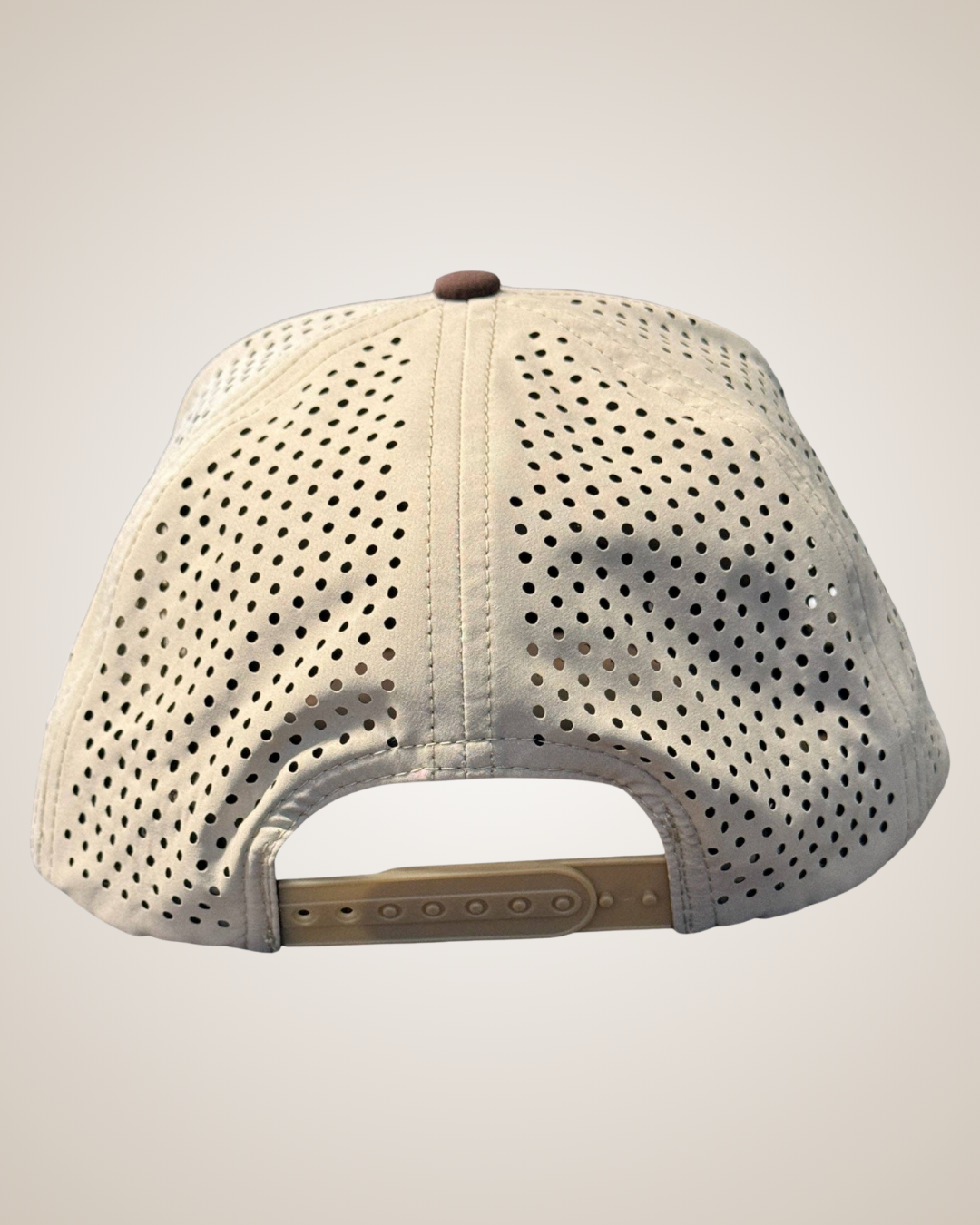 Tan and Brown Rope Hat