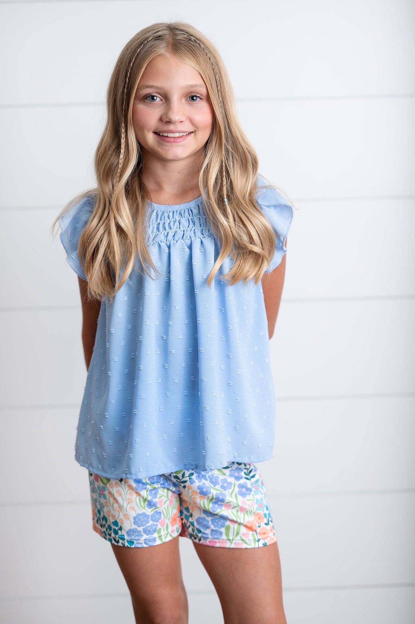 Periwinkle Floral Set
