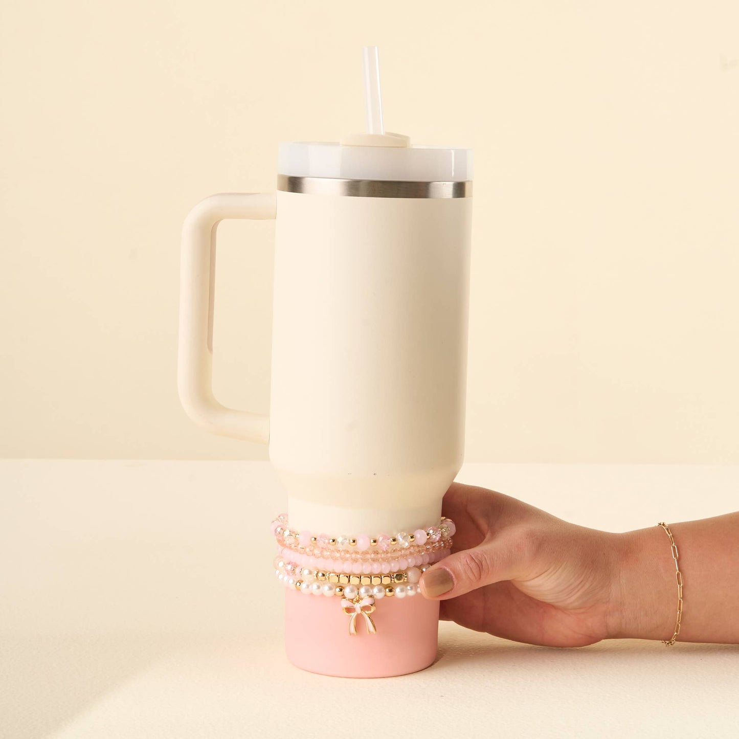 Charm Tumbler Bracelet Stack