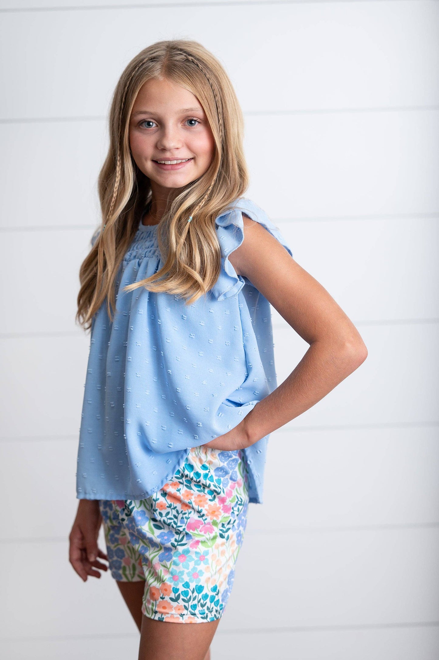 Periwinkle Floral Set