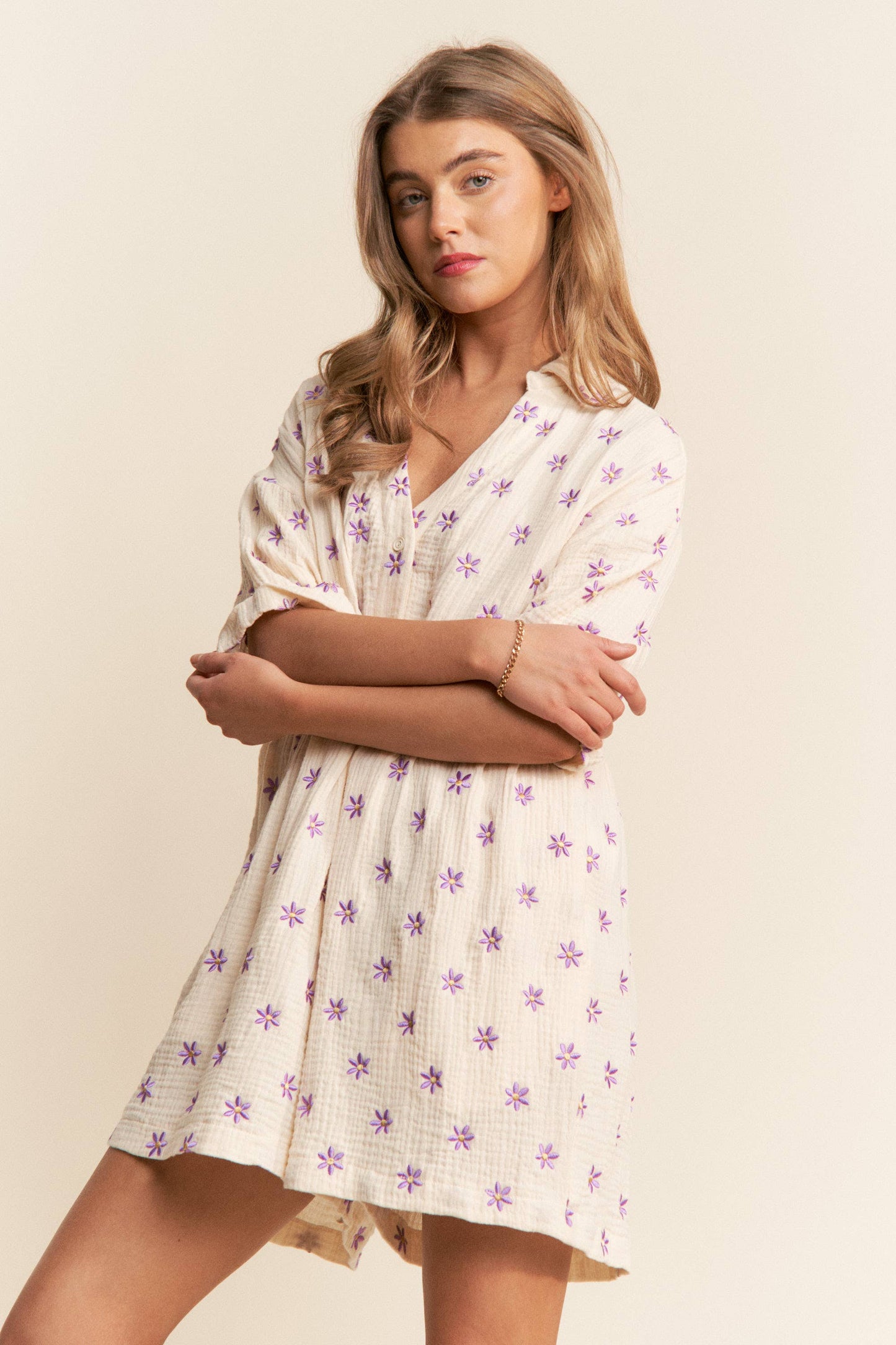 Flower Fields Romper