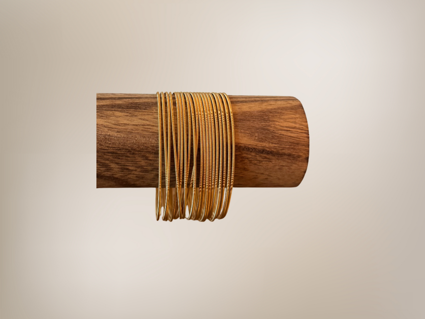 Gold Bella Bracelets Set of 20