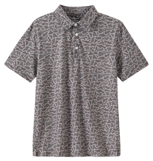 Kids Badlands Camo Polo