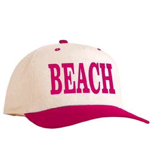 BEACH CAP HOT PINK