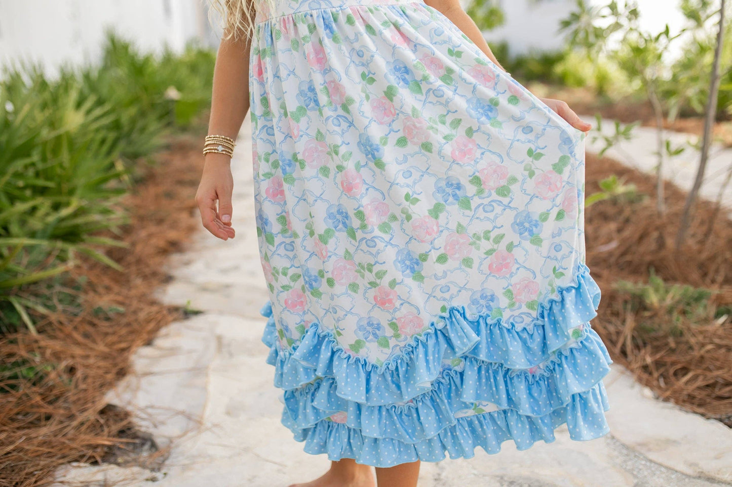 The Olivia 3 Ruffle Dress