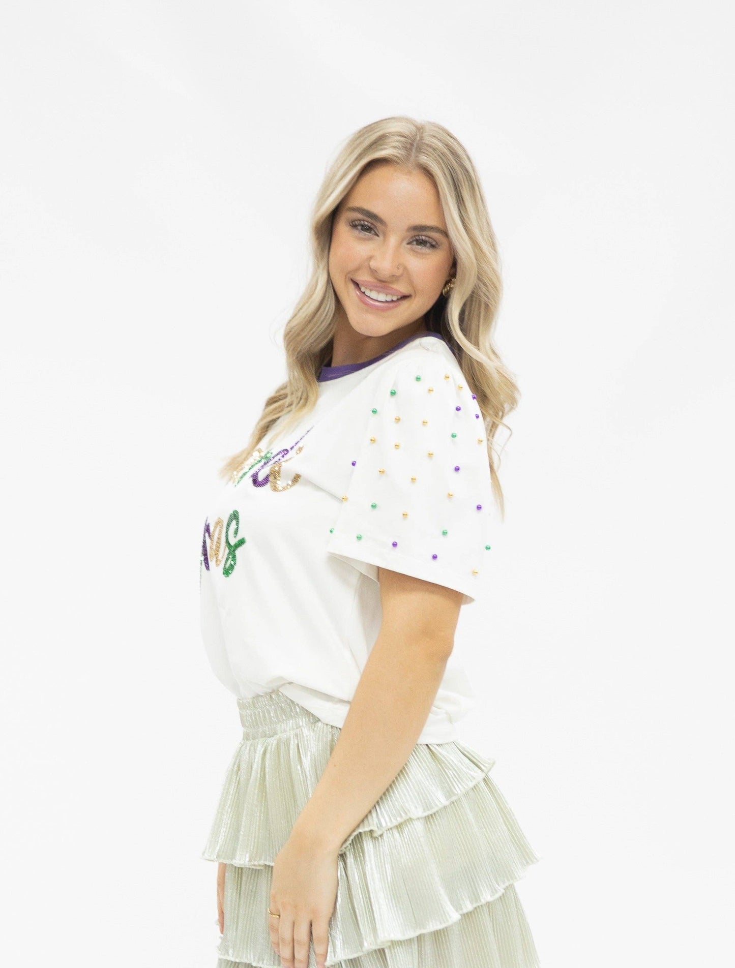 Fun and Festive Mardi Gras Top