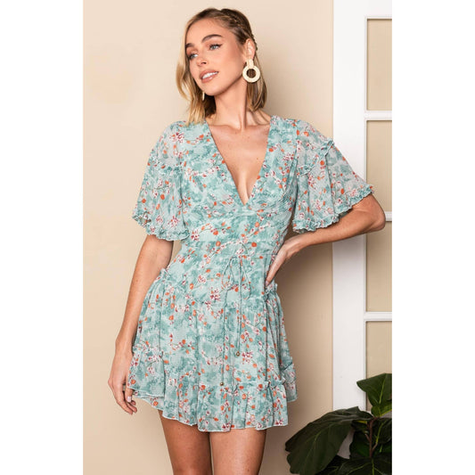 The Blue Breeze Mini Dress