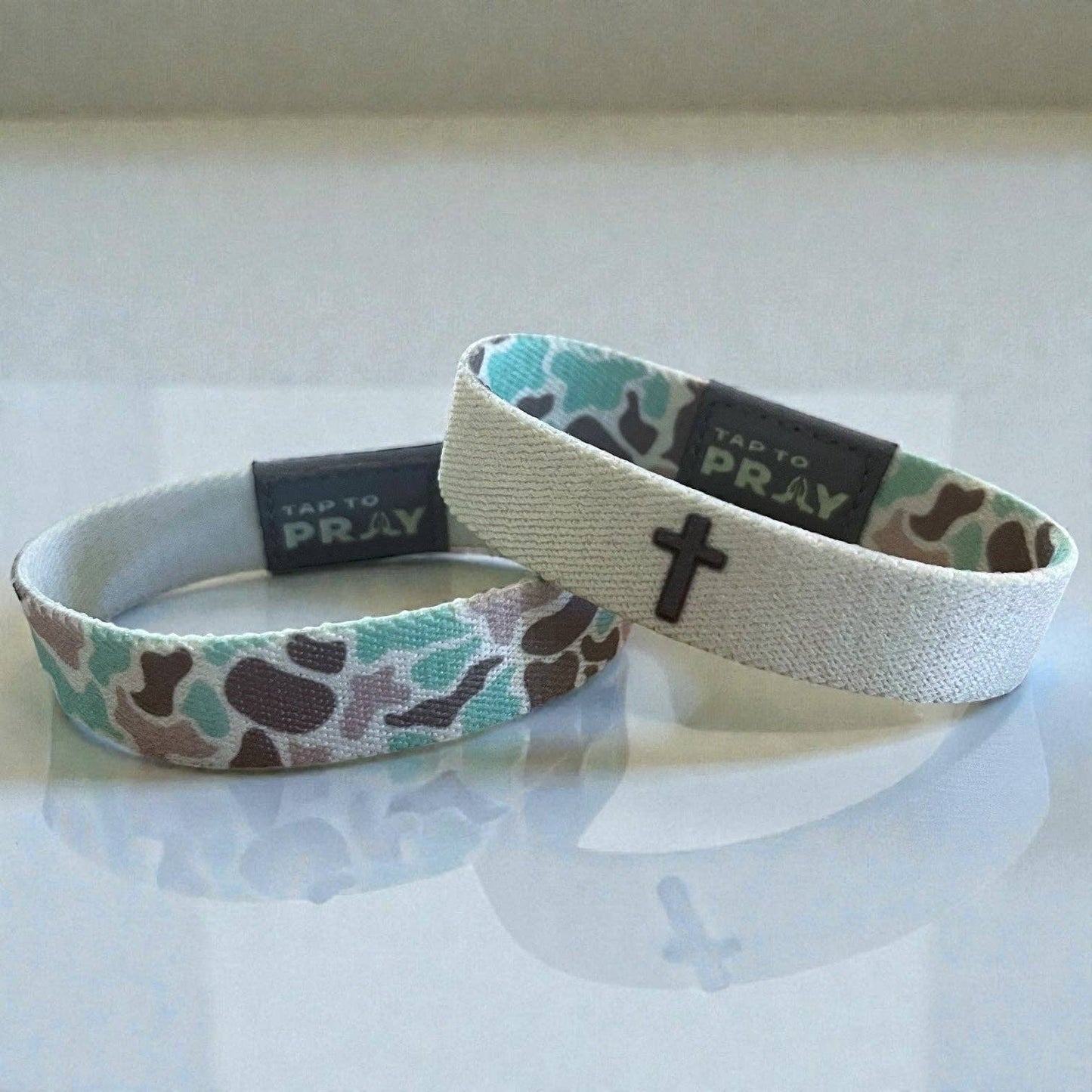 Tap To Pray® River Rock Camo - Mint