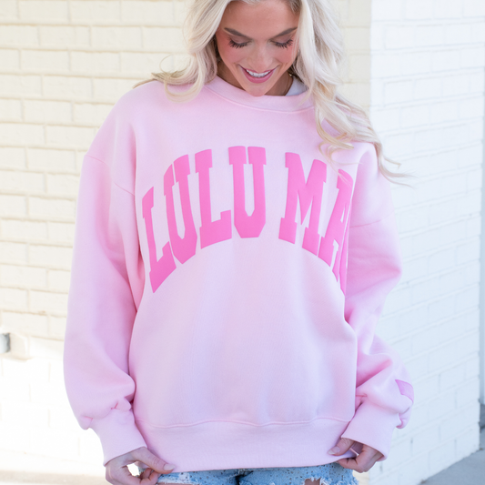Pink on Pink Puff Sweatshirt