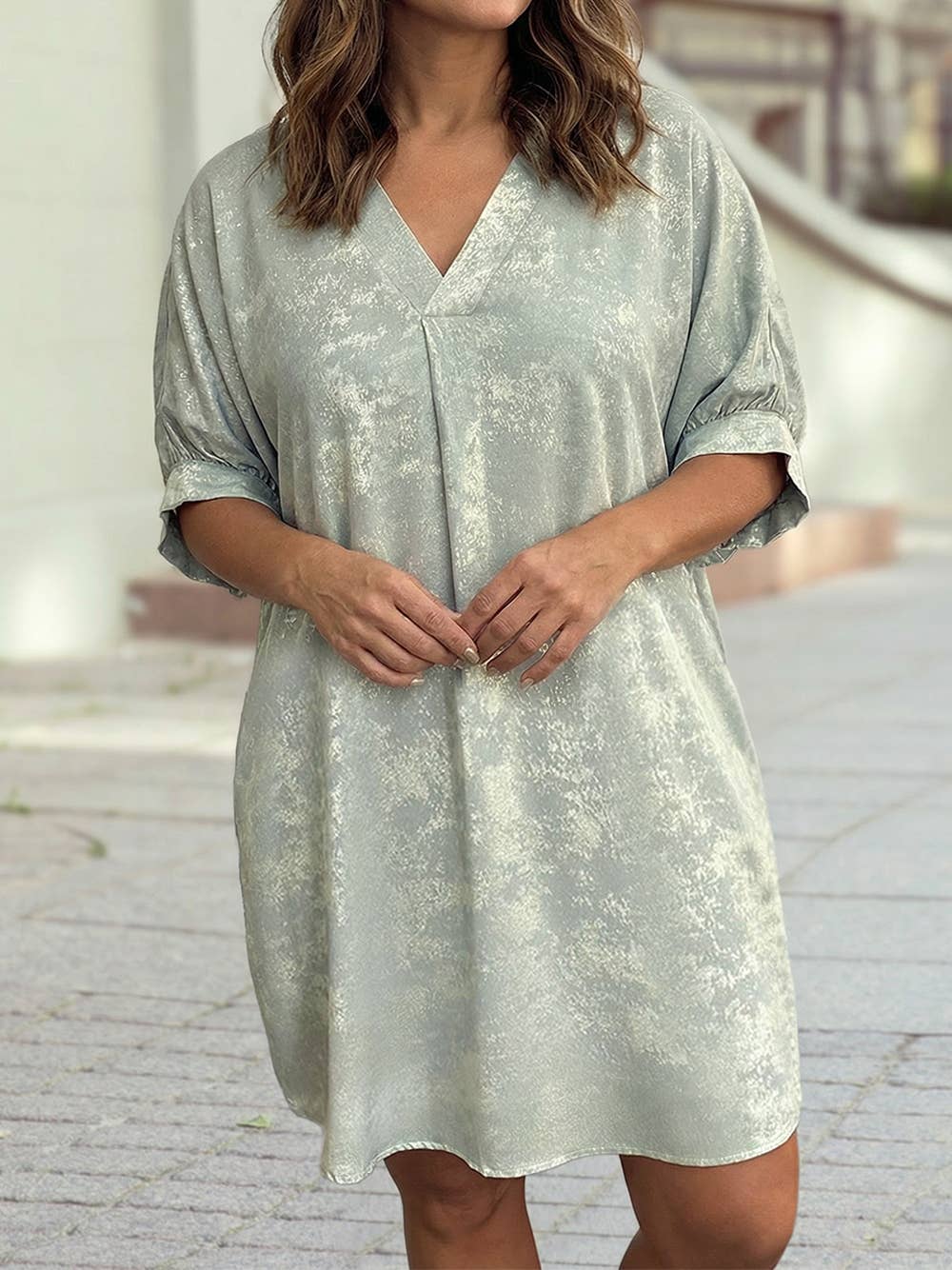 Metallic Mini Dress