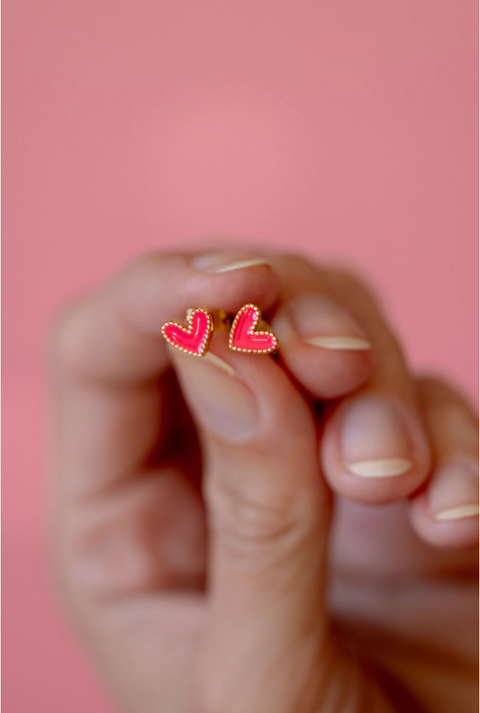 Hot Heart Earrings