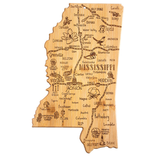 Mississippi Engraved Cutting Board