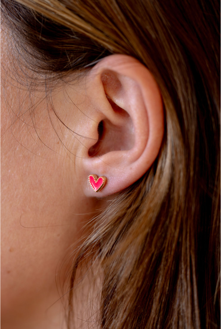 Hot Heart Earrings