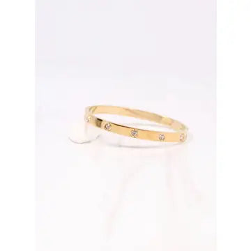 Almeria Cz Metal Bracelet Gold