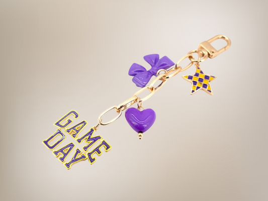 LSU Gameday Bag Charm