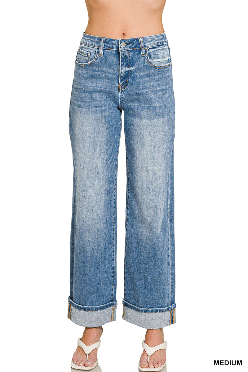 Cuffed and Classic Jeans