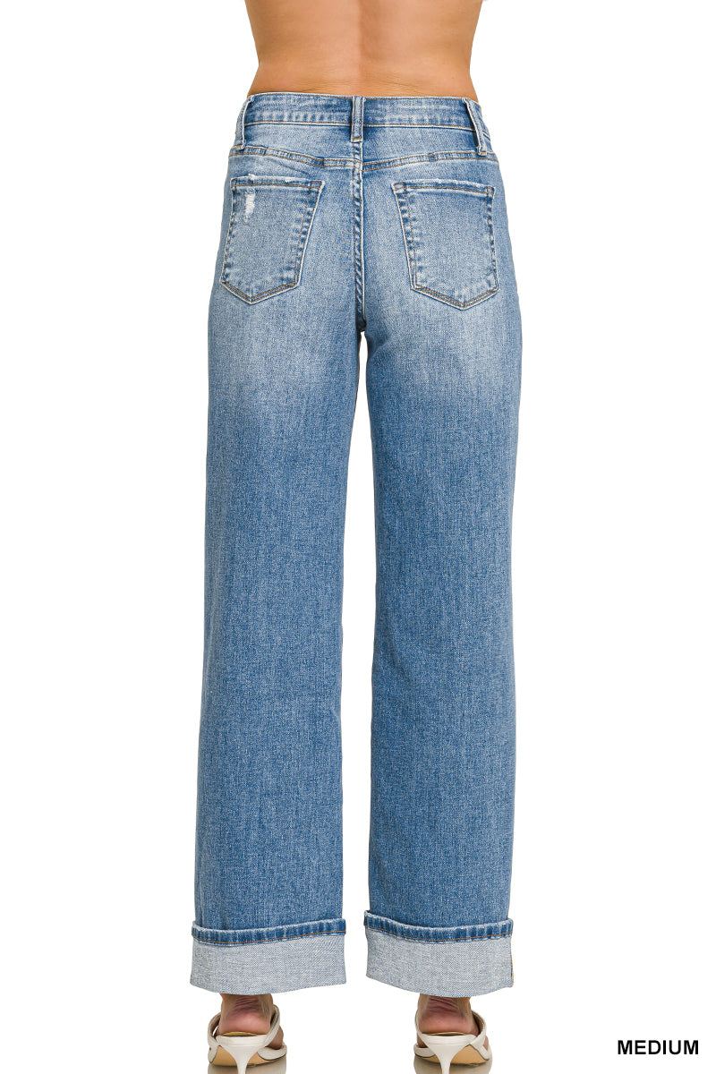 Cuffed and Classic Jeans