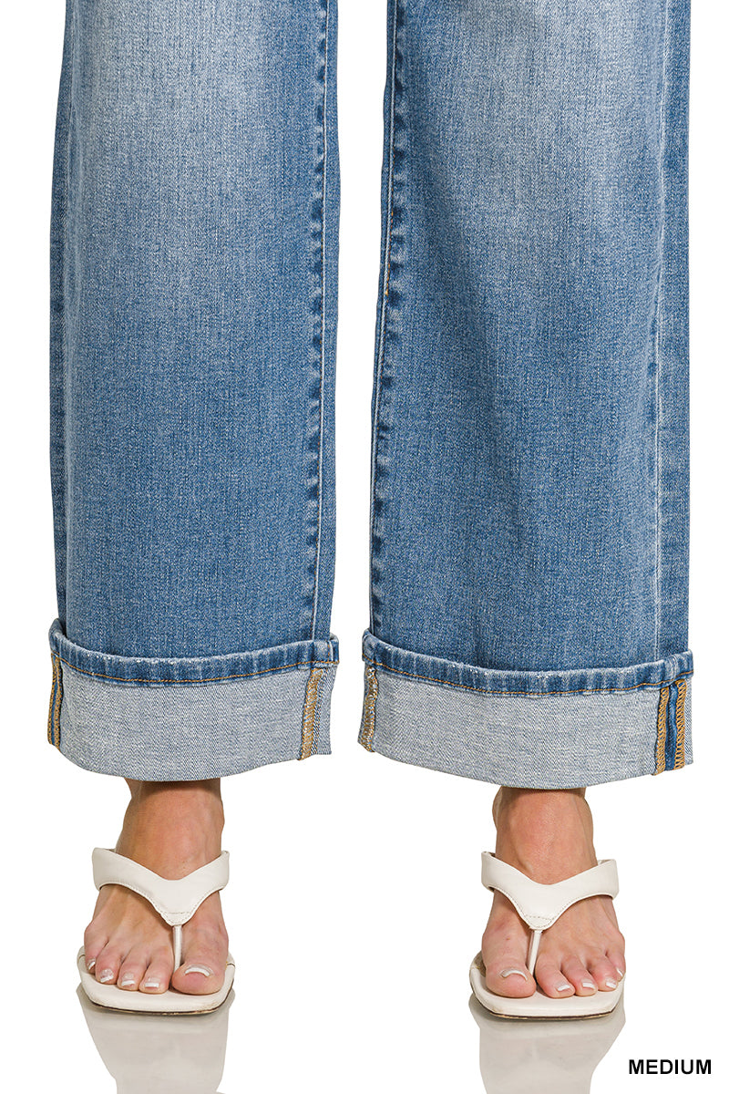 Cuffed and Classic Jeans