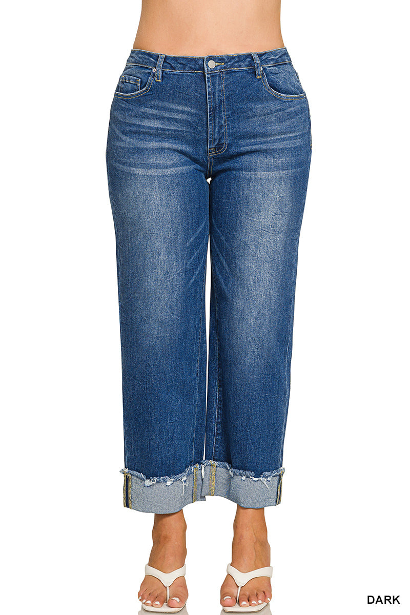 Plus Cuffed + Edgy Jeans