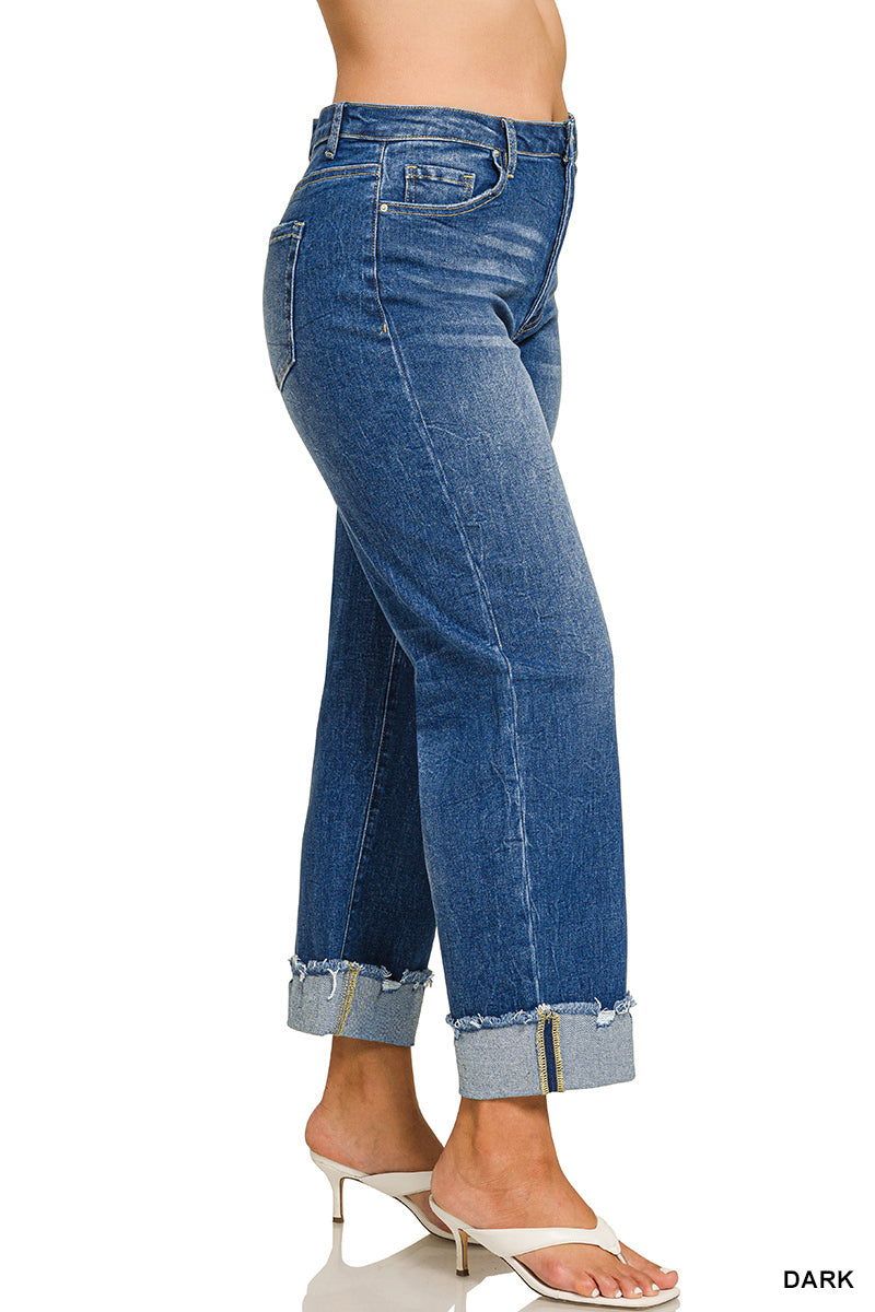 Plus Cuffed + Edgy Jeans