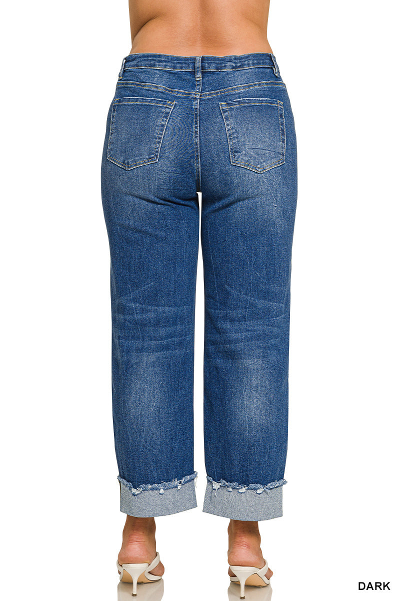 Plus Cuffed + Edgy Jeans