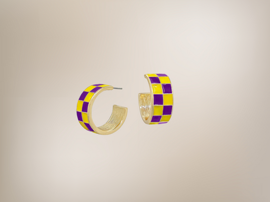 LSWHO Checkered Earring