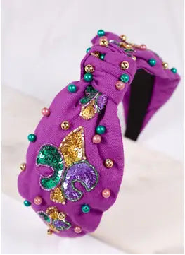 Mardi Gras Headband