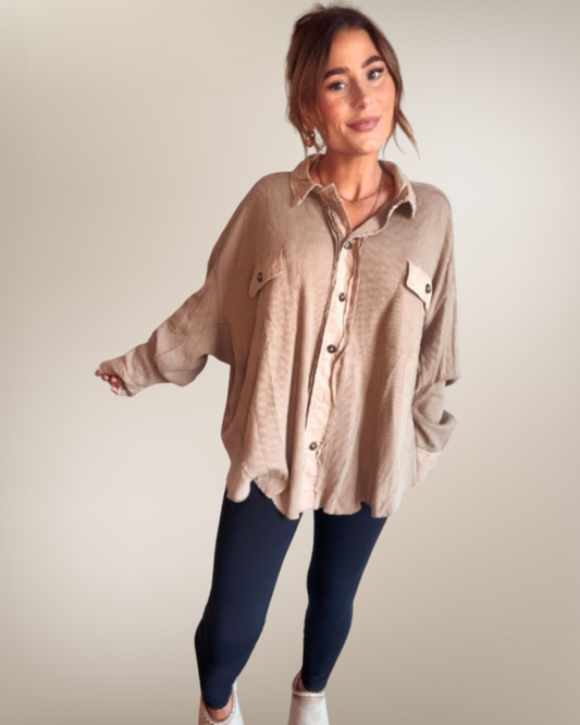 Toffee Touch Knit Top