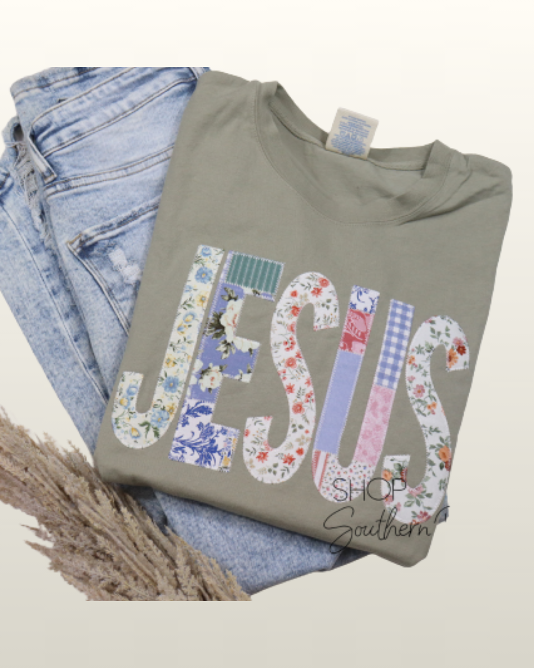 Quilted Jesus T