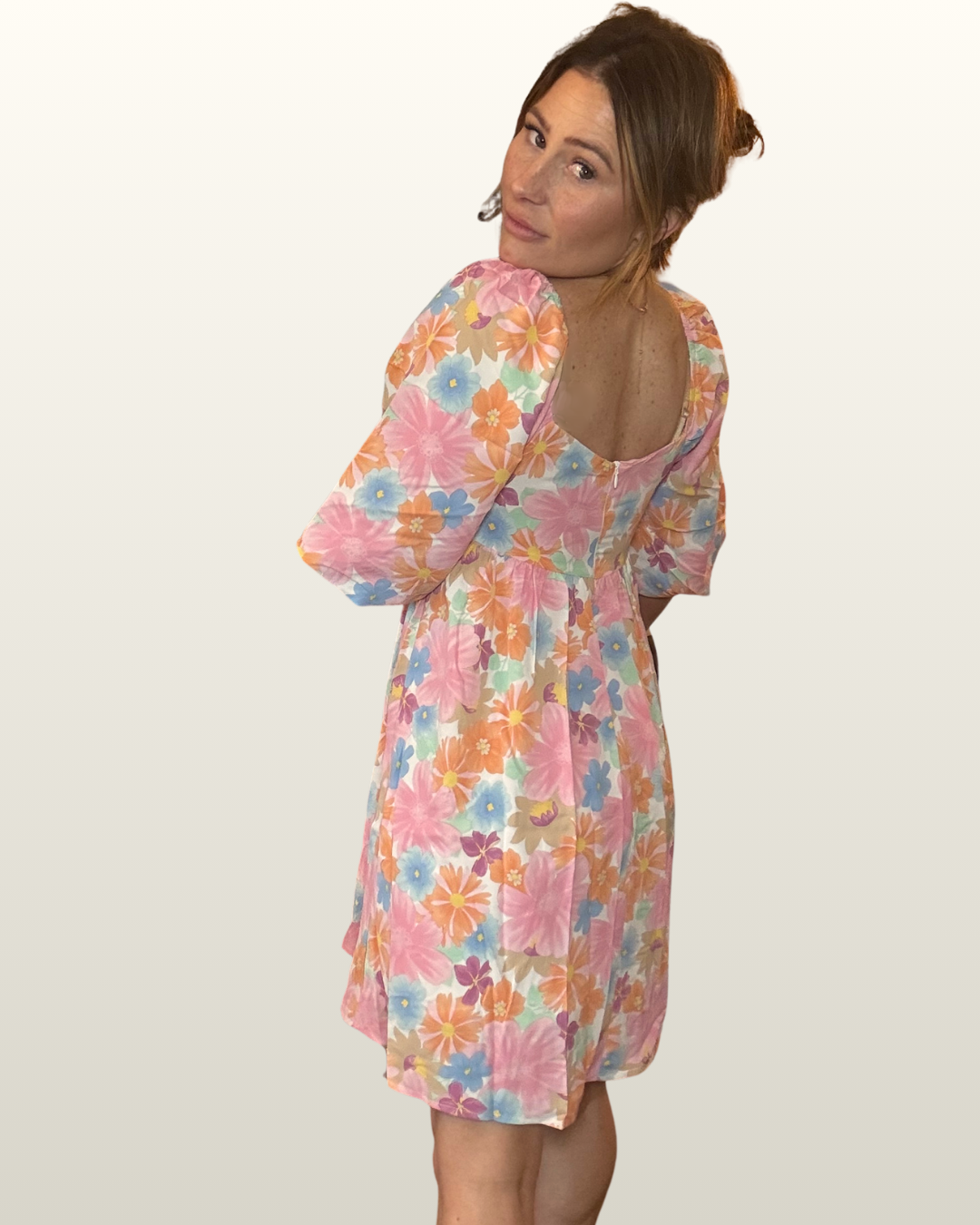 Summer Floral Babydoll Dress