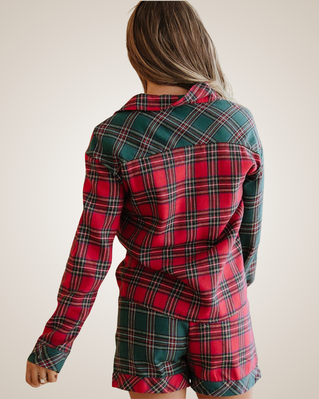 Plaid PJ Set