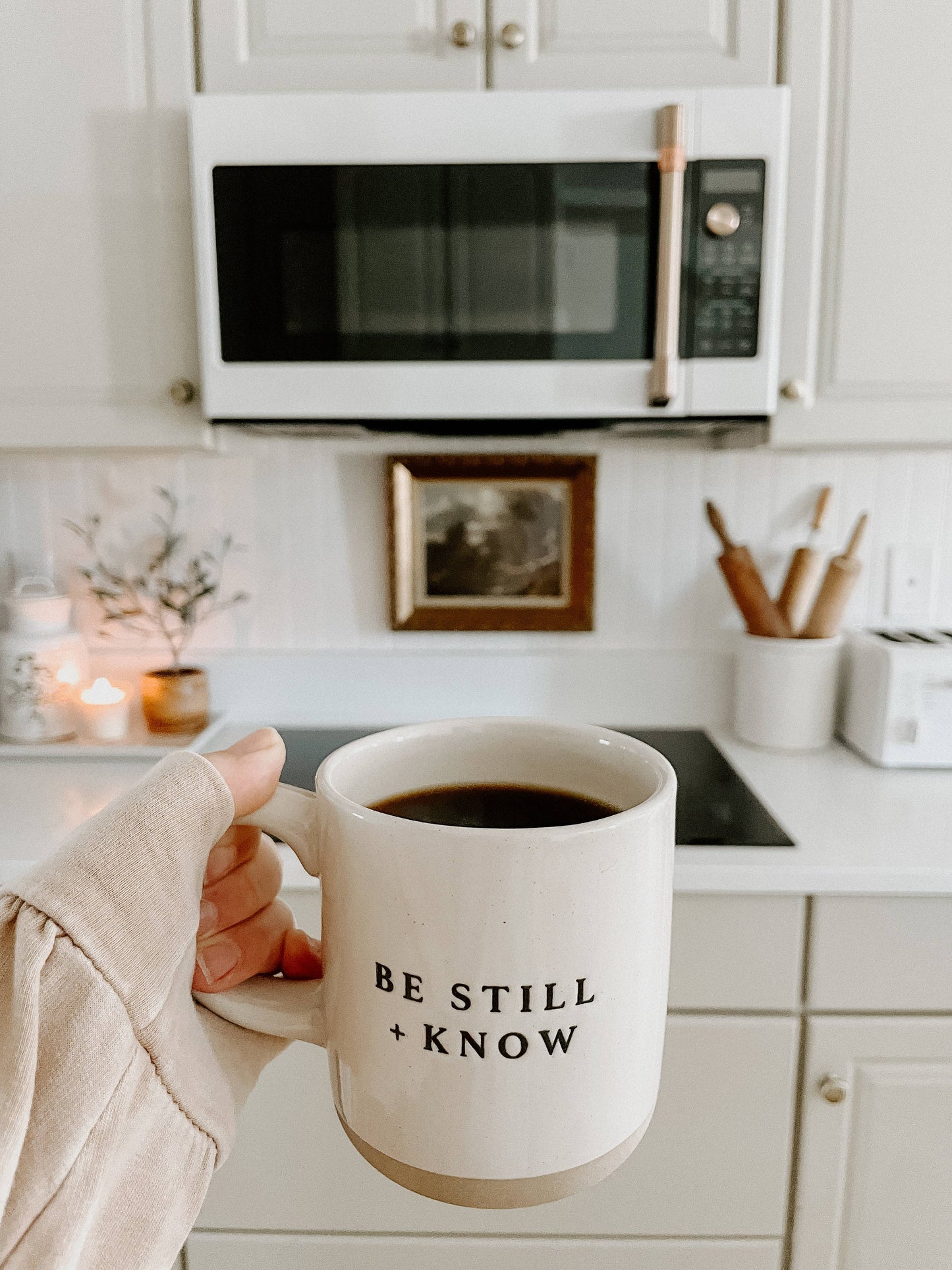 Be Still + Know Stoneware Coffee Mug