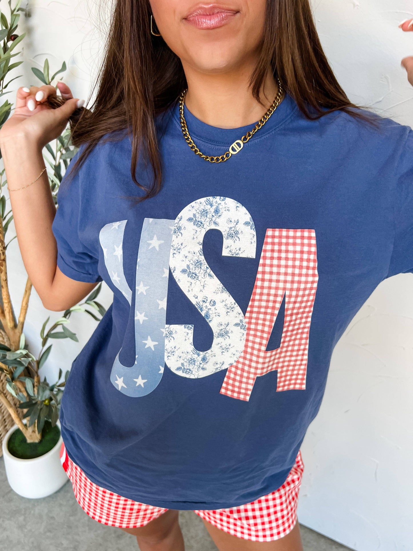 USA Stars + Plaid
