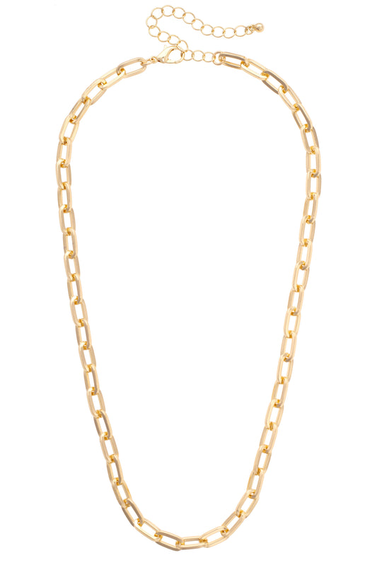 Big Paperclip Chain Necklace