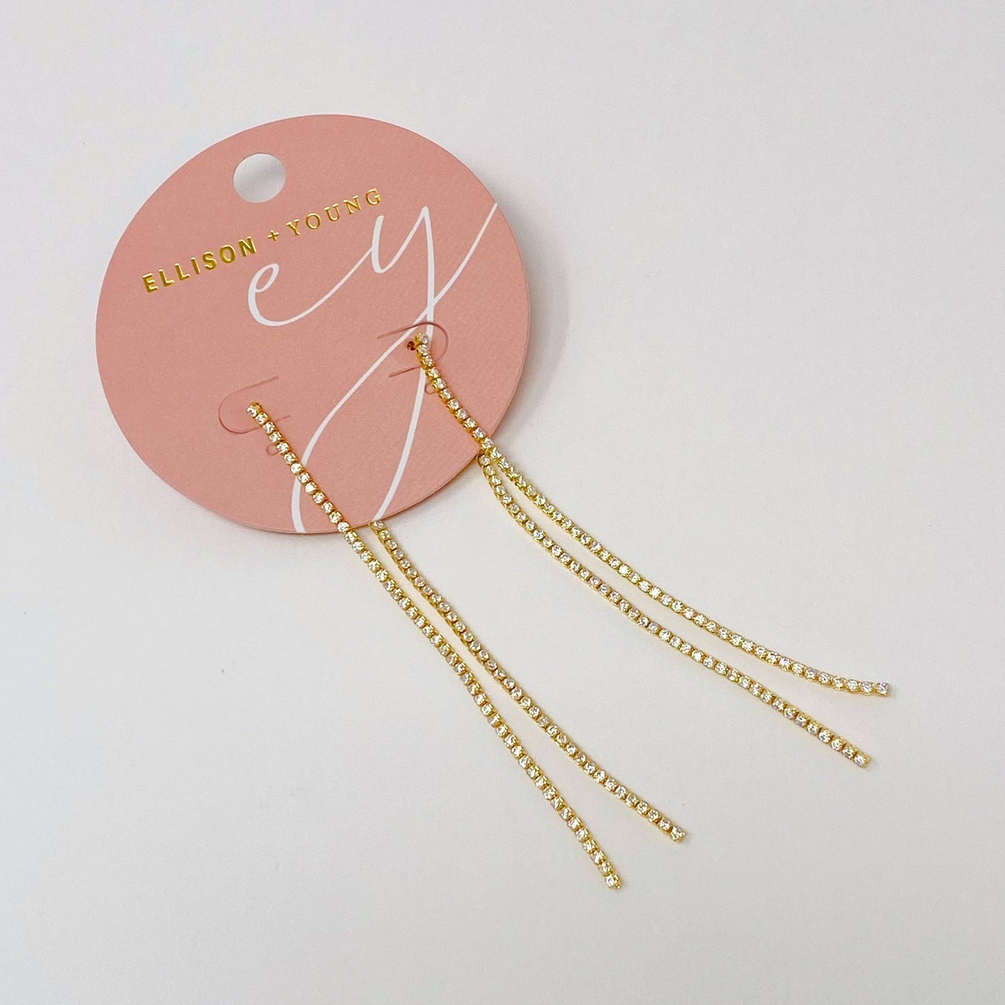Shine Back Drop Earrings
