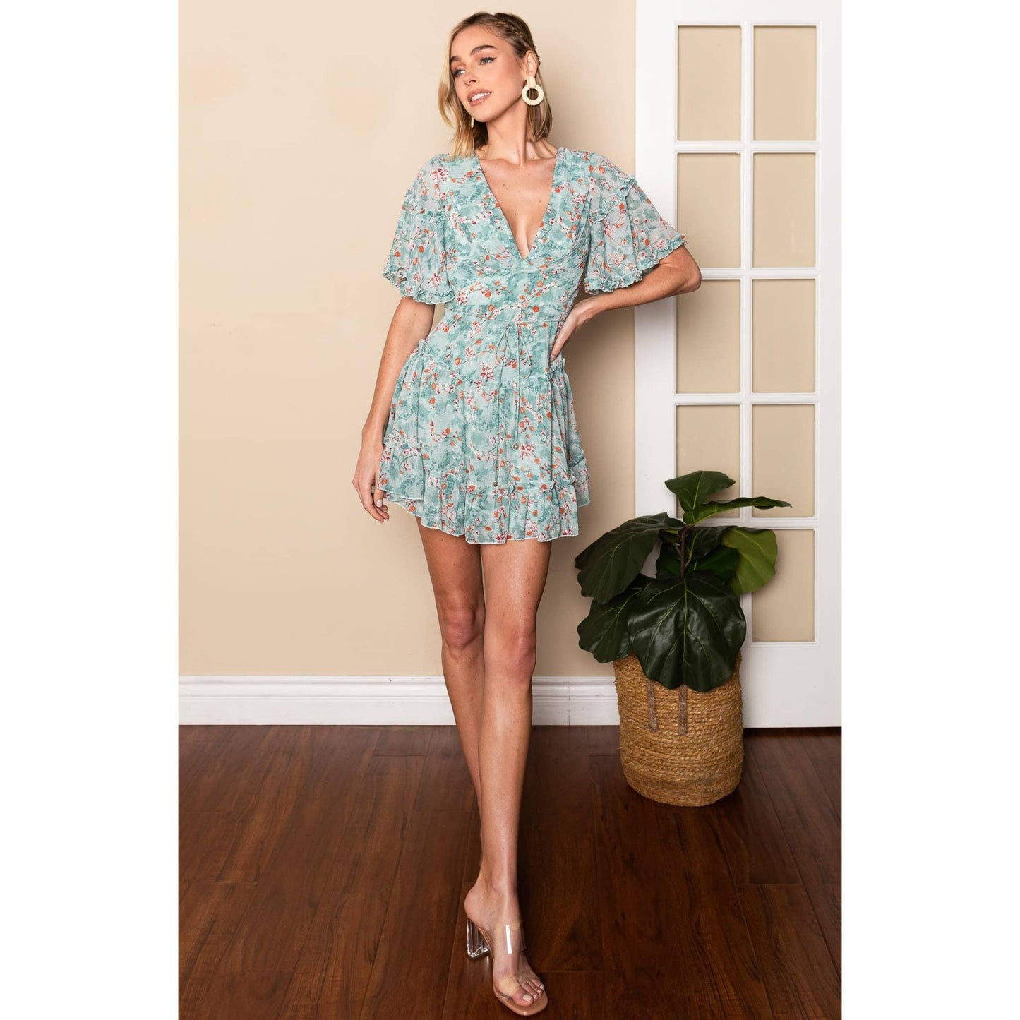 The Blue Breeze Mini Dress